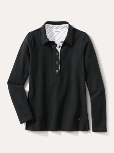 Edeljersey Polo Schwarz