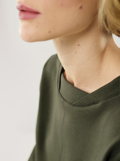 Edelbasic Sweatshirt Oliv