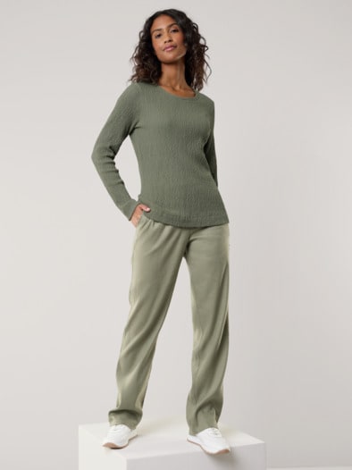 Baumwollshirt Easycare Khaki