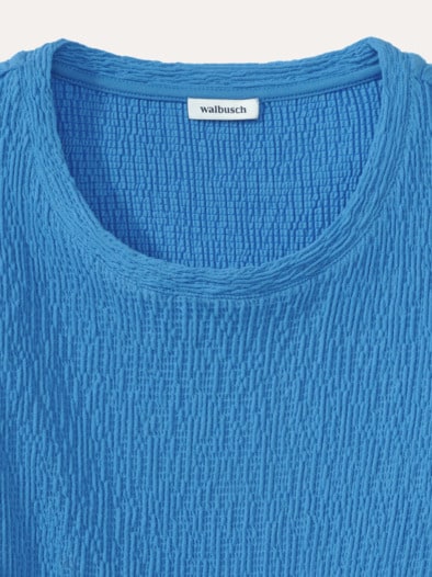 Baumwollshirt Easycare Königsblau