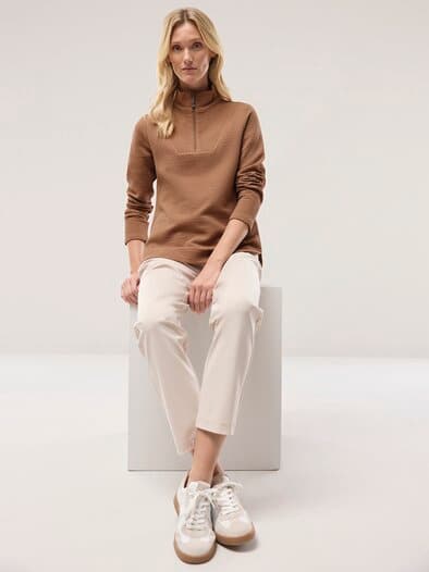 Troyer Sweatshirt Praline