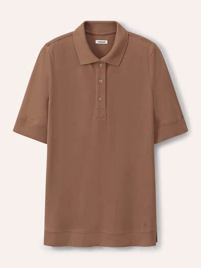 Pimacotton Basic Polo  Halbarm Praline