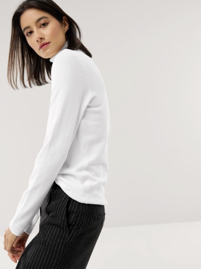 Viskose Rolli Hautschmeichler Offwhite