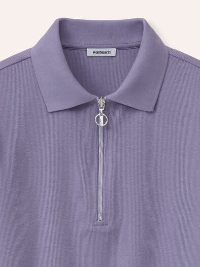 Rippenpolo Zip&Go Soft Mauve