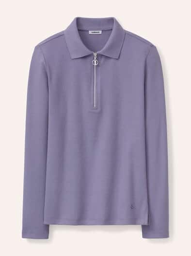 Rippenpolo Zip&Go Soft Mauve