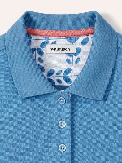 Poloshirt Frischekick Jeansblau