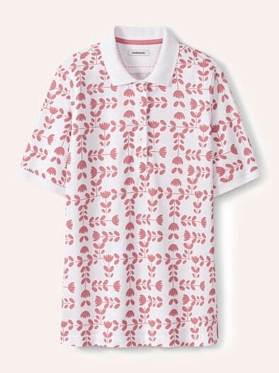 Poloshirt Frischekick Tulpenspiel Rosenholz