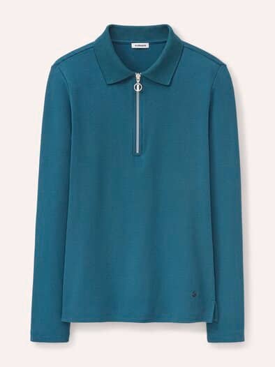 Rippenpolo Zip&Go Dunkelpetrol