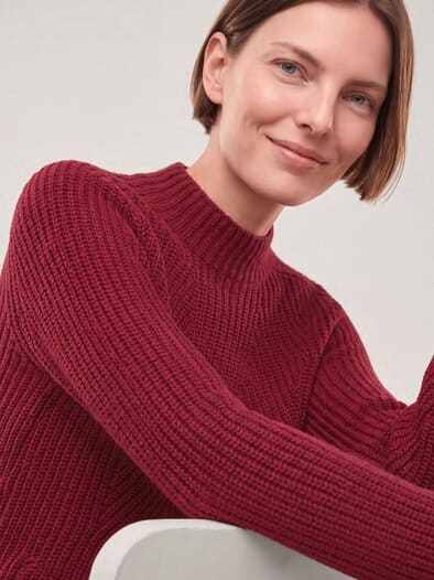 Cashmino Pullover Nahtlos Chianti