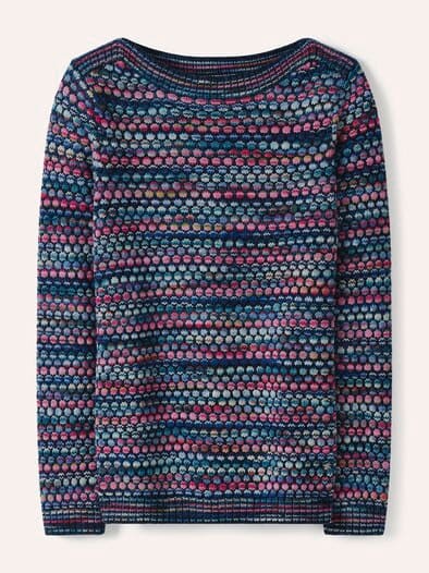 KERO-Pullover Farbenspiel Nachtblau