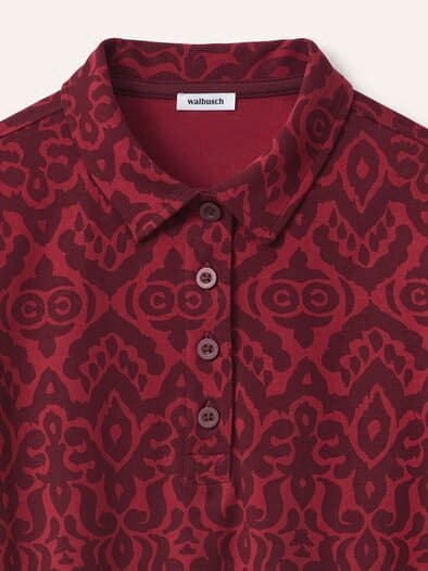 Thermo Winterpolo Druck Merlot