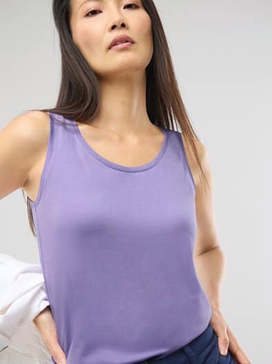 Viskose-Top Flieder