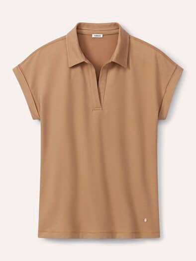Poloshirt Edelmodal Praline
