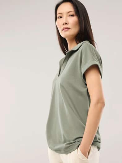 Poloshirt Edelmodal Khaki