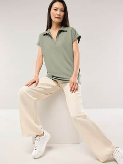 Poloshirt Edelmodal Khaki