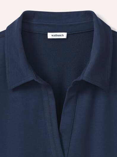 Poloshirt Edelmodal Nachtblau