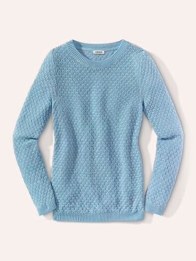 Edelgarn-Pullover Lino Skyblue