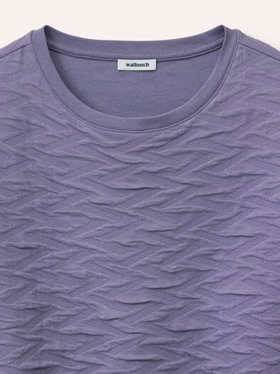Jacquard-Sweaty 3D Soft Mauve