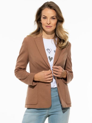 Jersey-Blazer Everyday 2.0 Toffee