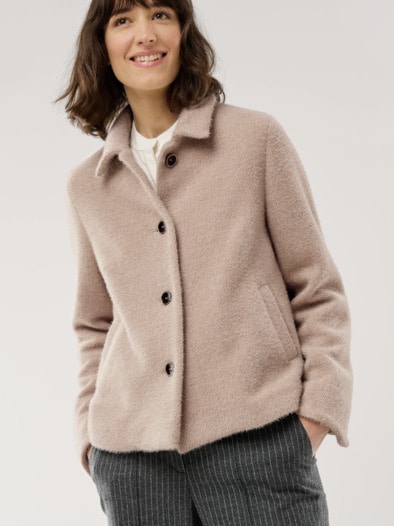 Kuscheljacke Creme