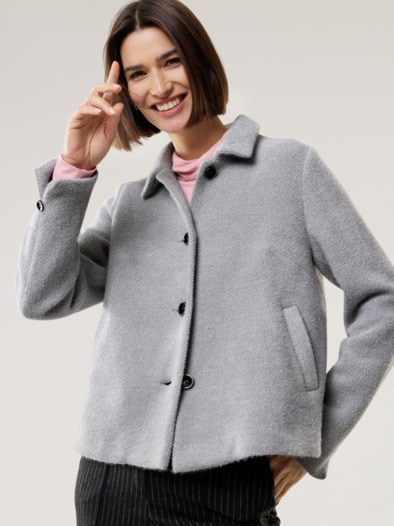 Kuscheljacke Grau