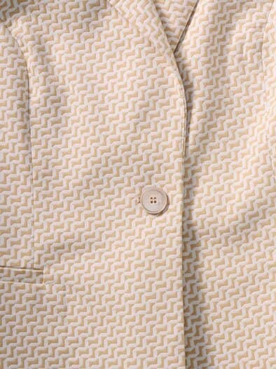 Jacquardblazer Sand