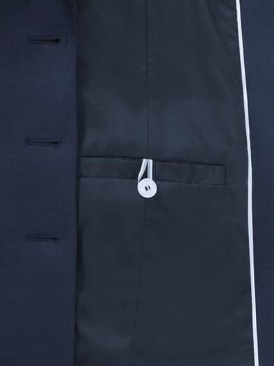 Blazer aus festem Jersey Nachtblau