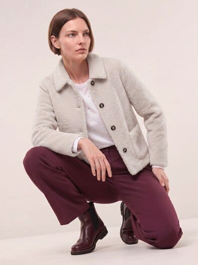 Flauschige Jacke Kitt