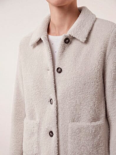 Flauschige Jacke Kitt