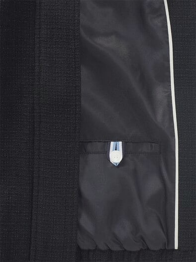 Blouson aus Boucle Schwarz