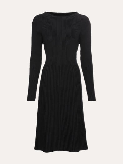 Strickkleid Hautschmeichler Schwarz