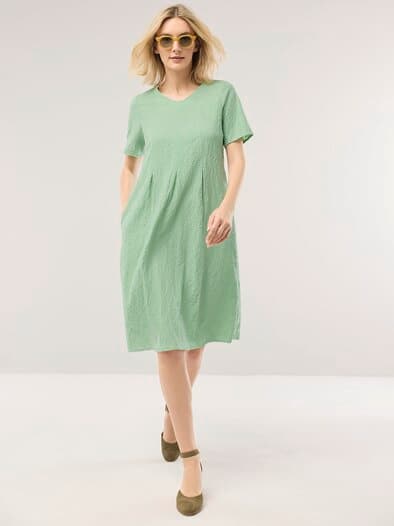 Jacquardkleid Salbei