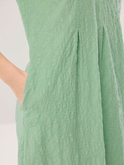 Jacquardkleid Salbei