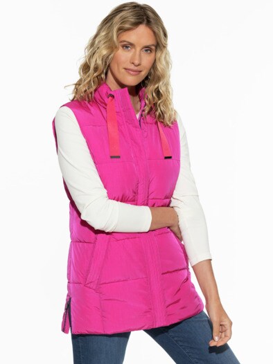 Thermo-Steppweste Fuchsia