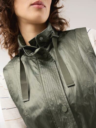 Leichtweste 5 Taschen Khaki