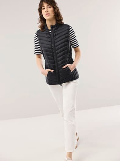 Steppweste Schwarz