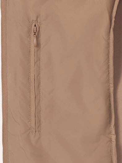 Steppweste mit Jerseyeinsatz Praline