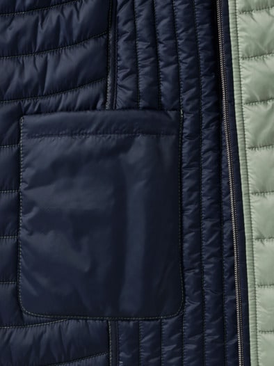 Wende-Steppweste Khaki/Marine