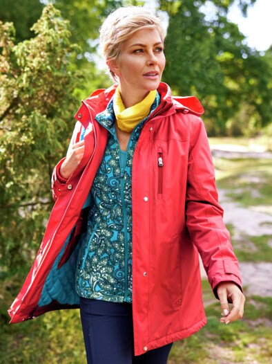 Klepper Aquastop Anorak | Rot | Walbusch Klepper Aquastop Jacke | Rot | Avena