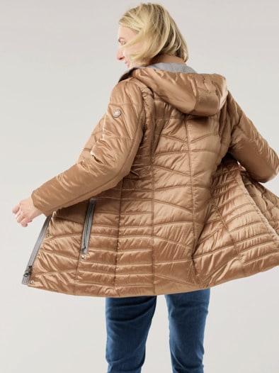 Aquastop Steppjacke Auszeit Toffee