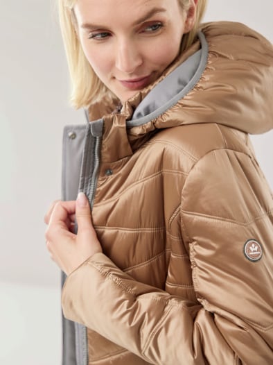 Aquastop Steppjacke Auszeit Toffee
