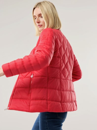Steppjacke Leichtgewicht Kirschrot