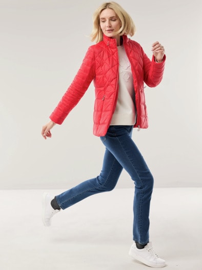 Steppjacke Leichtgewicht Kirschrot