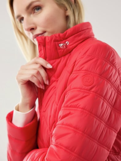 Steppjacke Leichtgewicht Kirschrot