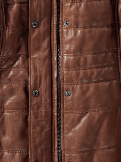 Lammnappa Steppjacke Caramel