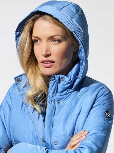 Aquastop Steppjacke 2.0 Ozeanblau