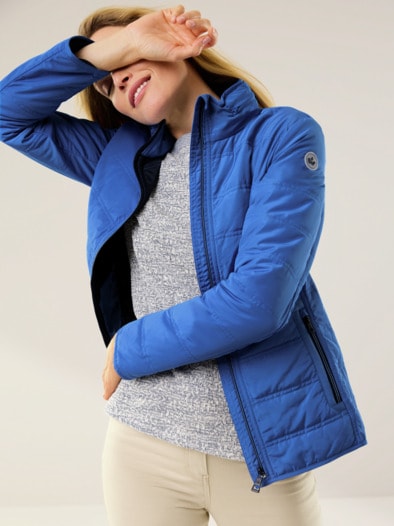 Leichtsteppjacke Traveller Atlantikblau