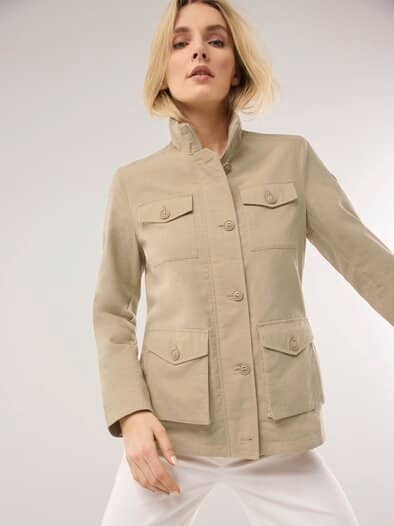 Cotton Fieldjacket Sand