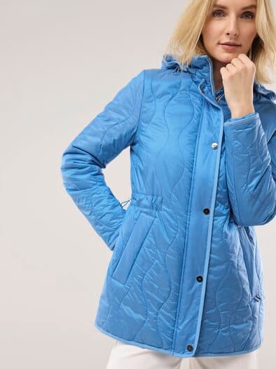 Aquastop Stepp Parka Meerblau