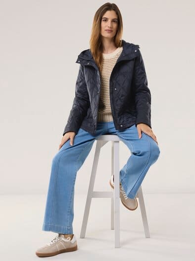 Stepp Kurzjacke Nachtblau